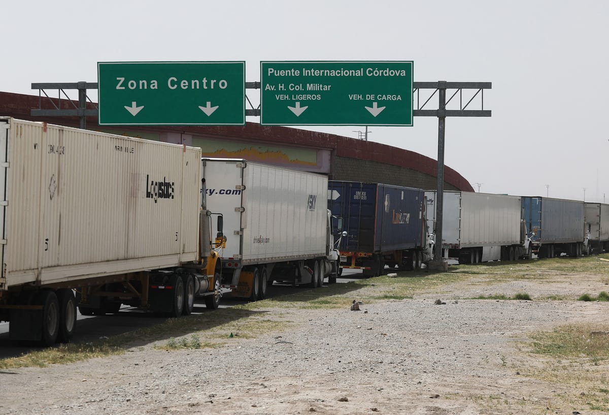 Record Mexico Truck Border Crossings