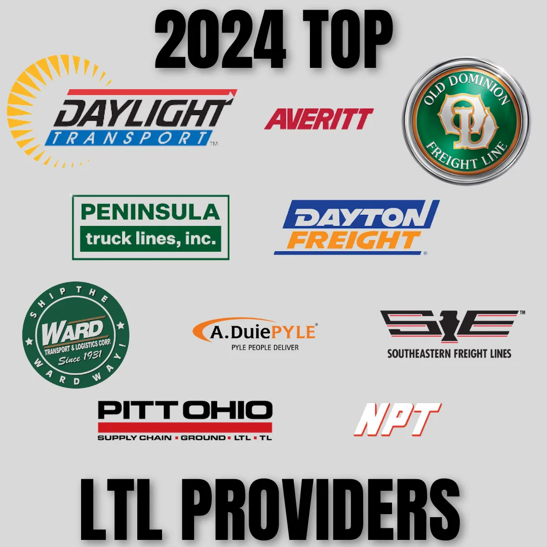 2024 Top 10 LTL Providers