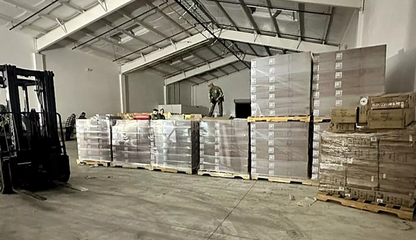 Crime ring raided: 160 pallets of stolen goods, worth $1.4 million seized