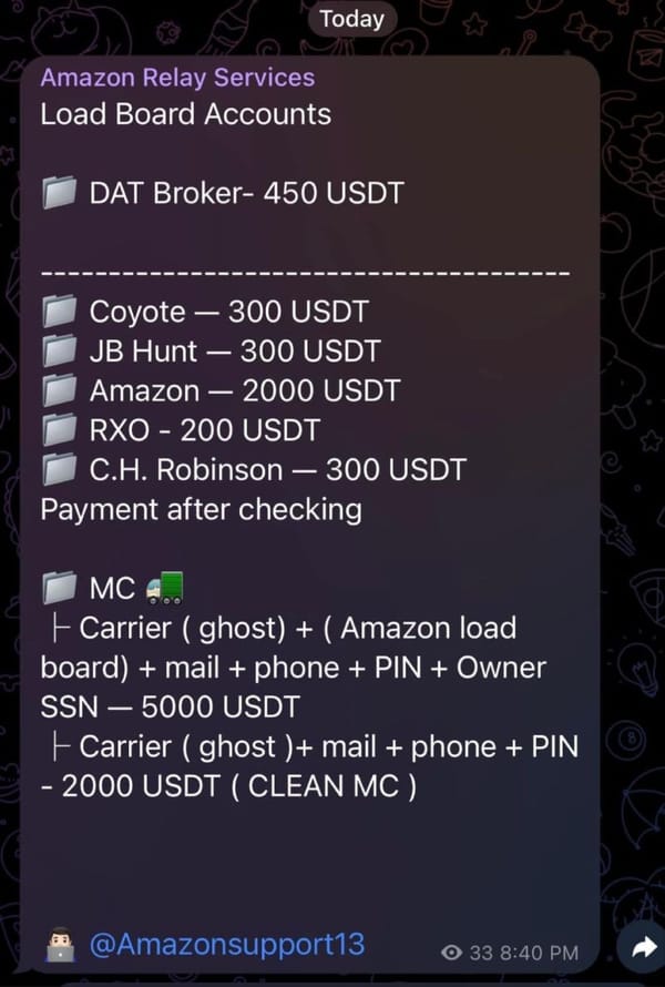 Ghost Brokers, Ghost Carriers